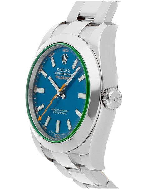 rolex milgaus replica|rolex milgauss 40mm.